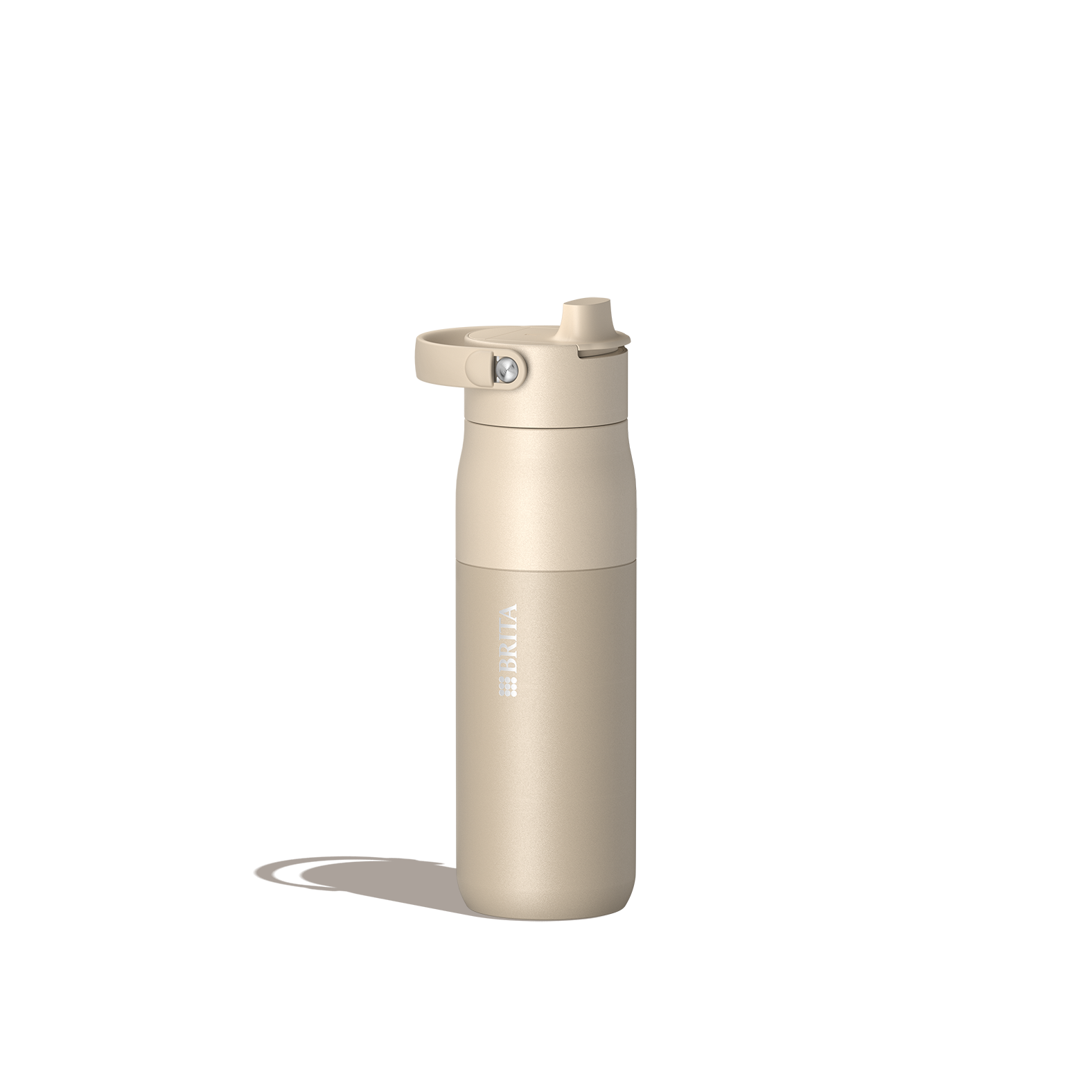 BRITA LARQ Essential Bottle in beige, 680 ml.