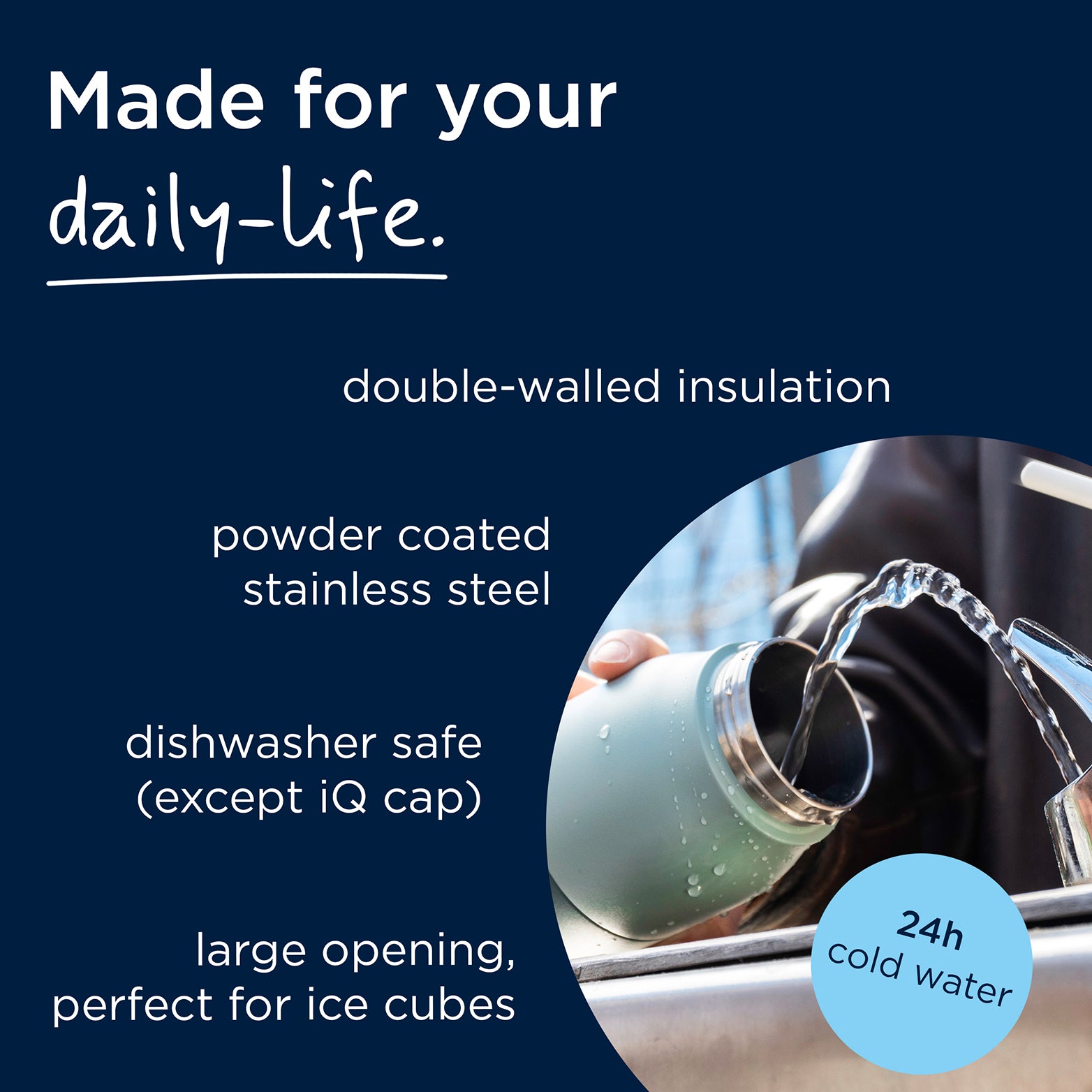 Benefits of BRITA LARQ water filter bottle