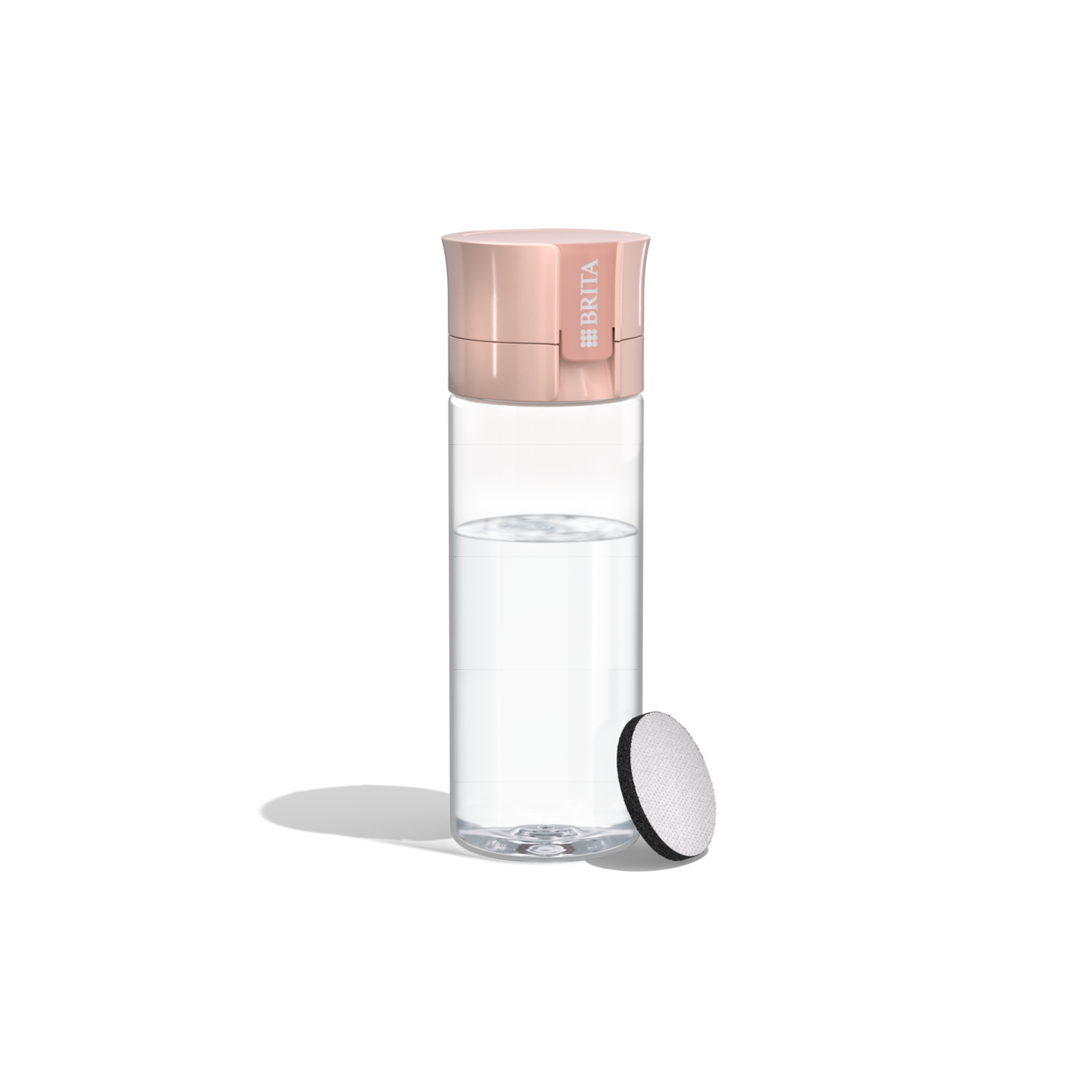BRITA Water Filter Bottle Model Vital in apricot