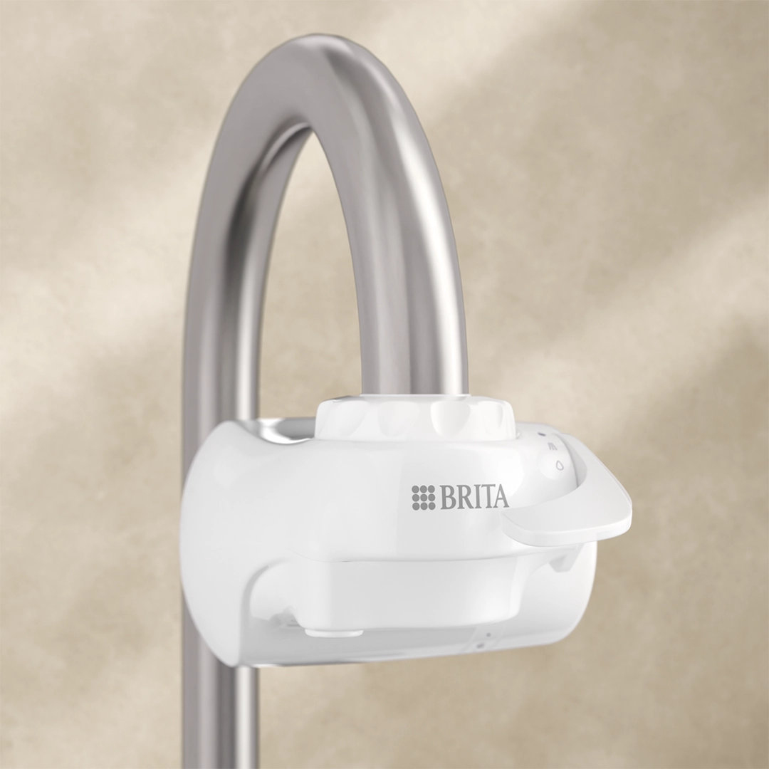BRITA ON TAP on a beige background